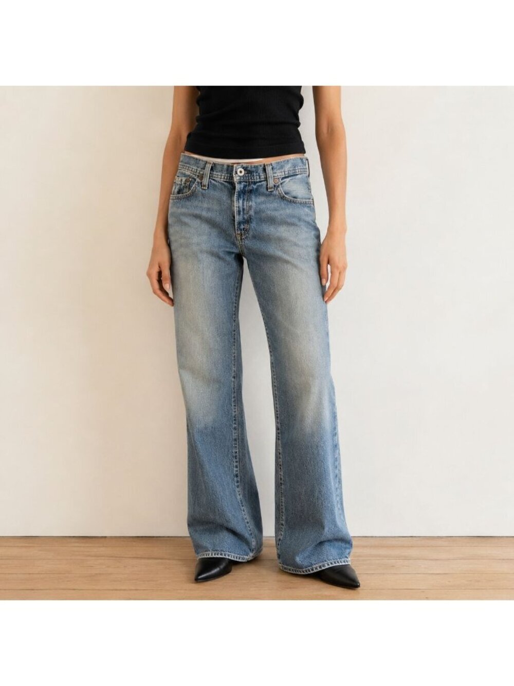 Vintage 90s Ralph Lauren Jeans Womens Sz 8 Kelly Low Rise Bootcut Stretch - Picture 1 of 13